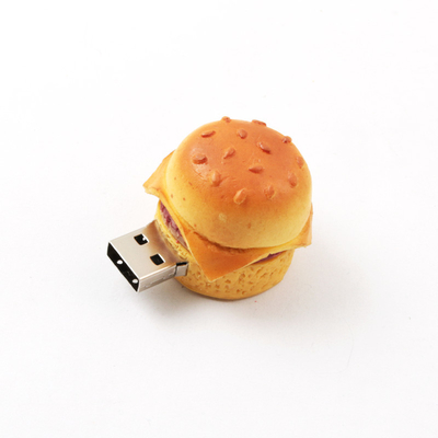 هامبرگر شکل با ظرفیت 512GB درایوهای فلش USB سفارشی با 10 سال ذخیره داده
