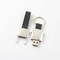 حافظه کامل درجه بندی شده یک استیک USB چرم با تاریخ در دسترس آپلود